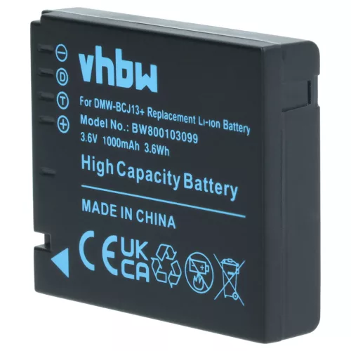 VHBW Battery for Leica BP-DC10E, BP-DC10 - 1000 mAh 3.6 V Li-Ion