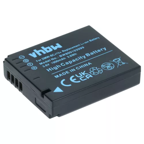 VHBW Battery for Leica BP-DC10E, BP-DC10 - 1000 mAh 3.6 V Li-Ion