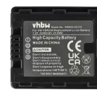 VHBW Video Camera Battery VW-VBN260E-K, VW-VBN260E, VW-VBN260 - 3300 mAh 7.2 V Li-Ion