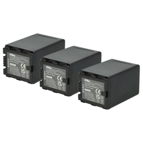 VHBW Video Camera Battery VW-VBN260E-K, VW-VBN260E, VW-VBN260 - 3300 mAh 7.2 V Li-Ion