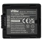 VHBW Camcorder Akku DZ-BP07s, DZ-BP21, DZ-BP14s - 1100 mAh 7,2 V Li-Ion