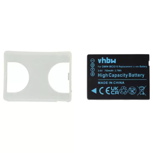 VHBW Battery for Leica BP-DC7E, BP-DC7 - 750 mAh 3.6 V Li-Ion
