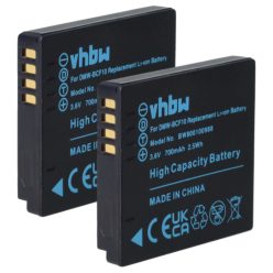   VHBW Kamera Akku DMW-BCF10E, DMW-BCF10 - 1000 mAh 3,6 V Li-Ion
