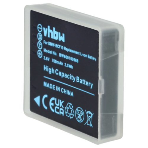 VHBW Kamera Akku DMW-BCF10E, DMW-BCF10 - 1000 mAh 3,6 V Li-Ion