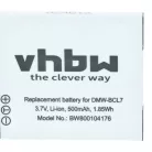 VHBW Akku Panasonic DMW-BCL7, DMW-BCL7E - 500 mAh 3,6 V Li-Ion
