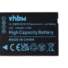 VHBW Battery for Leica BP-DC7, BP-DC7E - 750 mAh 3.6 V Li-Ion