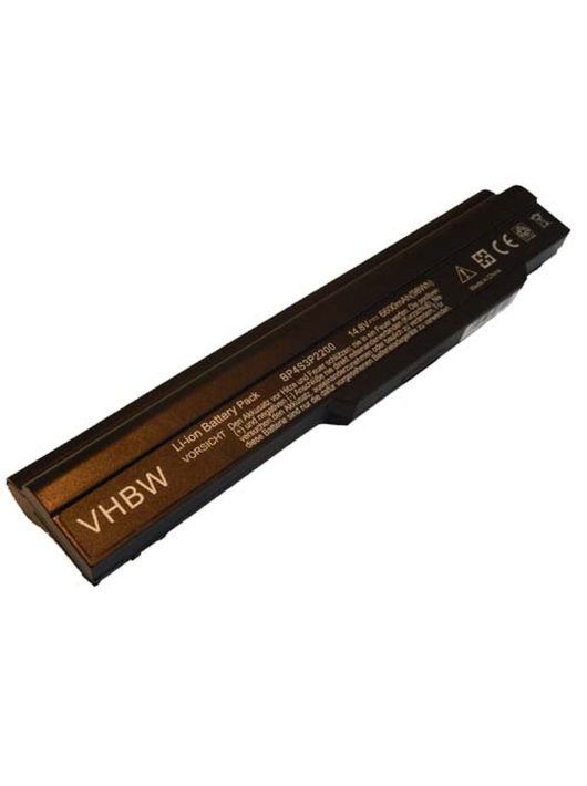 Notebook akkumulátor  Medion 441819300014, 40026030, 40026032(HYB) - 6600 mAh 14,8 V Li-Ion, fekete