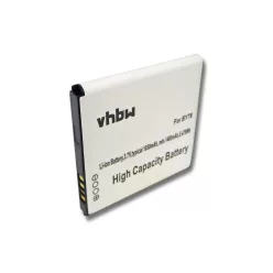   VHBW Mobile Phone Battery Alcatel BY80, BY78, CAB32A0000C1, CAB32A0000C2 - 1650 mAh 3.7 V Li-Ion