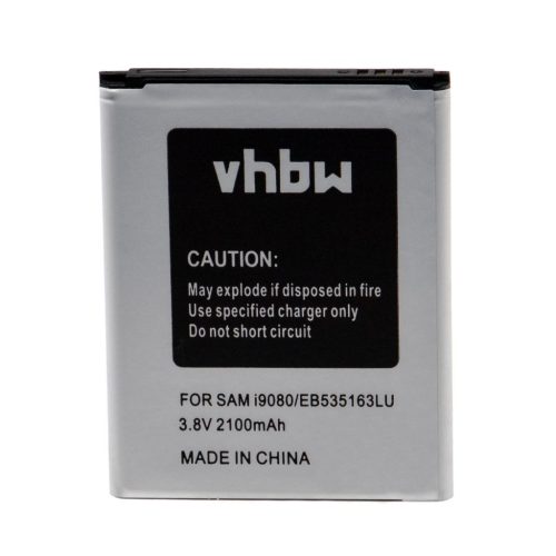 VHBW Mobiltelefon akkumulátor  Samsung EB535163LU, EB535163LA - 2100 mAh 3,8 V Li-Ion