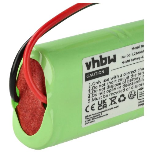 VHBW Kutyaoktató Akkumulátor Dogtra 28AAAM4SMX, BP-RR, 40AAAM4SMX, DC-1 - 300 mAh 4,8 V NiMH