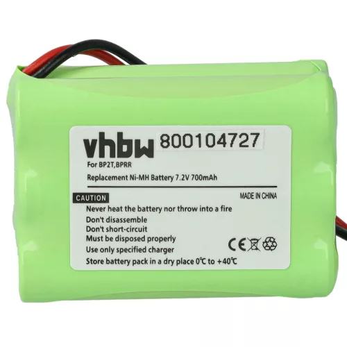 VHBW Hundetrainer Akku Dogtra BP2T, BPRR - 700 mAh 7,2 V NiMH