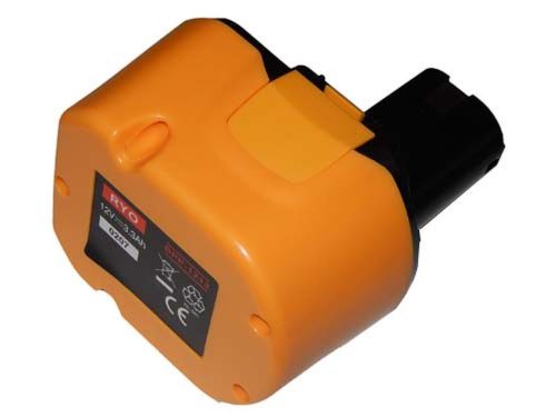 Elektromos kéziszerszámgép akkumulátor Ryobi 4400005, 1400670, 1400652B, 1400652, 1400143 - 3300 mAh, 12 V, NiMH 