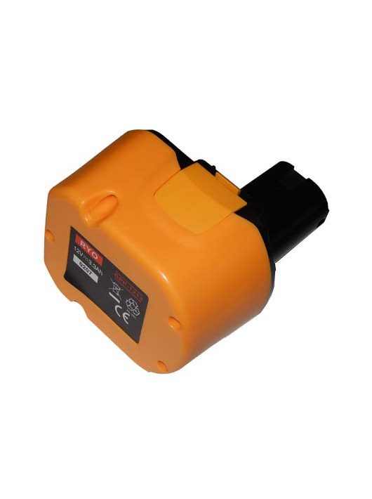 Elektromos kéziszerszámgép akkumulátor Ryobi 4400005, 1400670, 1400652B, 1400652, 1400143 - 3300 mAh, 12 V, NiMH 