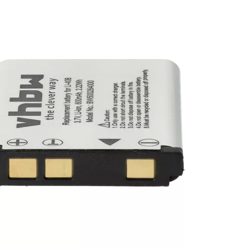 3x Akku ersetzt BenQ DLI216 - 600mAh, 3.7V, Li-Ion