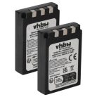 VHBW Akku Olympus Li-12B, Li-10B - 750 mAh 3,7 V Li-Ion