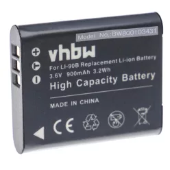 VHBW Akku Olympus Li-92B, Li-90B - 900 mAh 3,6 V Li-Ion