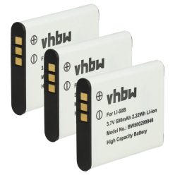 VHBW Akku Casio NP-10, NP-150 Ersatz - 600 mAh 3,7 V Li-Ion