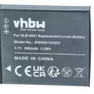 VHBW Battery SLB-0937 - 600 mAh 3.7 V Li-Ion