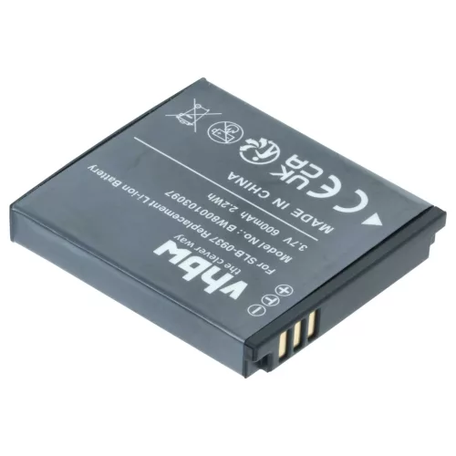 VHBW Battery SLB-0937 - 600 mAh 3.7 V Li-Ion