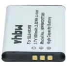 VHBW Akku Samsung SLB-0837b - 500 mAh 3,7 V Li-Ion