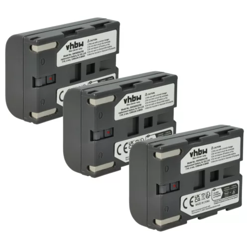 VHBW Videokamera Akkumulátor SB-L110, SB-L70R, SB-L70, SB-L70A, BB13-SS014 - 600 mAh 7,2 V Li-Ion