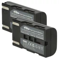   VHBW Video Camera Battery for Samsung SB-LSM160, SB-LSM320, SB-LSM80 - 600 mAh 7.2 V Li-Ion