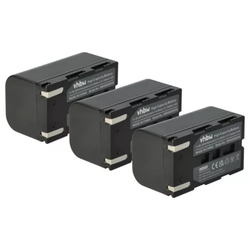 VHBW Videokamera Akkumulátor SB-LSM160, SB-LSM320, SB-LSM80 - 1200 mAh 7,2 V Li-Ion