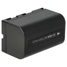 VHBW Videokamera Akkumulátor SB-LSM160, SB-LSM320, SB-LSM80 - 1200 mAh 7,2 V Li-Ion