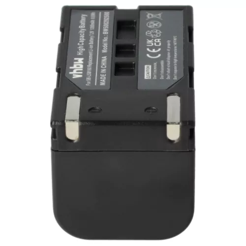 VHBW Videokamera Akkumulátor SB-LSM160, SB-LSM320, SB-LSM80 - 1200 mAh 7,2 V Li-Ion