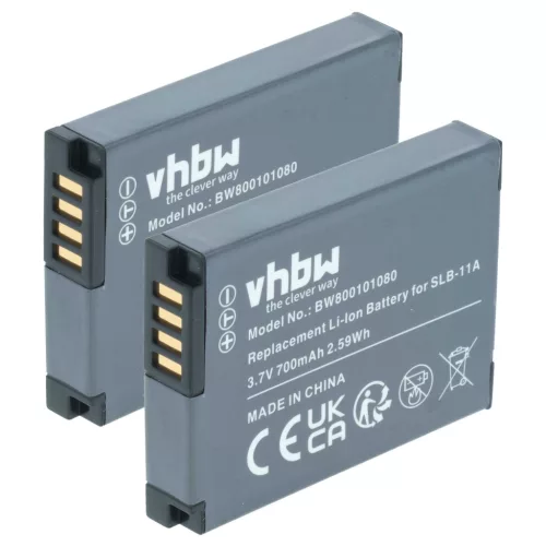 VHBW Akku Samsung SLB-11a - 700 mAh 3,6 V Li-Ion