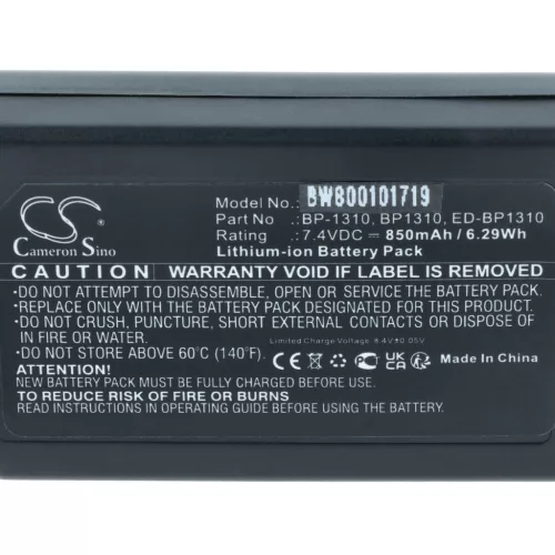 VHBW Akku Samsung AD43-00192A, BP1310, BP-1310, ED-BP1310 - 1000 mAh 7,2 V Li-Ion