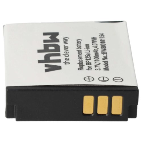 VHBW Videokamera Akku IA-BP125A, AD43-00197A, BP125A, IA-BP125 - 1100 mAh 3,6 V Li-Ion