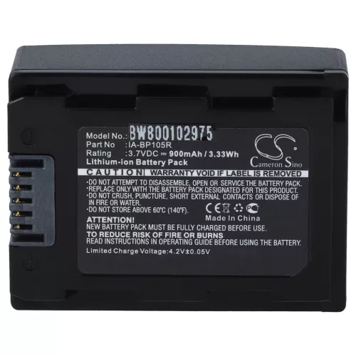 VHBW Videokamera Akku IA-BP105R - 1100 mAh 3,7 V Li-Ion