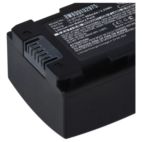 VHBW Videokamera Akku IA-BP105R - 1100 mAh 3,7 V Li-Ion