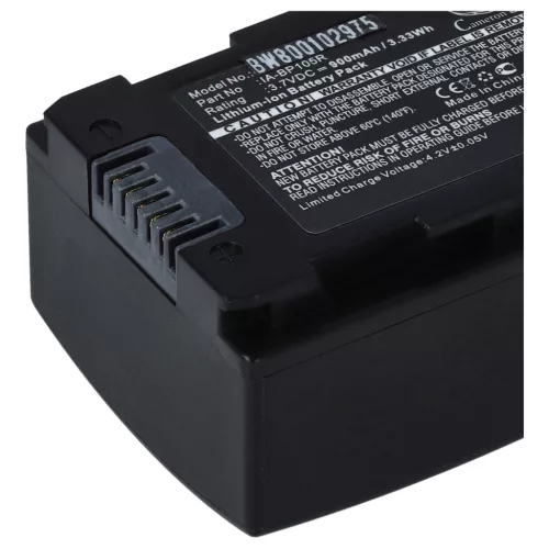 VHBW Video Camera Battery IA-BP105R Replacement - 1100 mAh 3.7 V Li-Ion