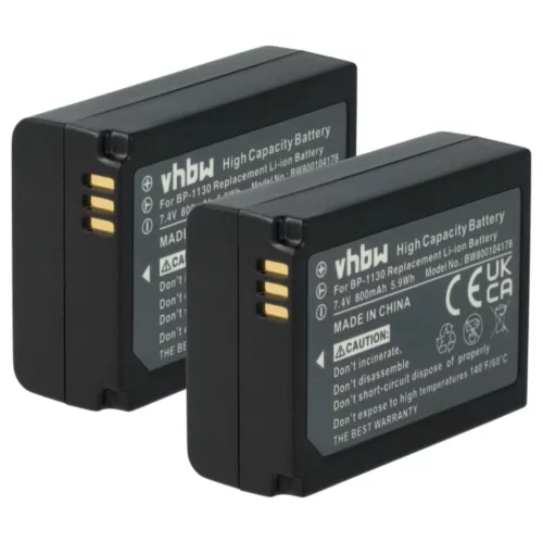 VHBW Battery Samsung BP-1030, ED-BP1030 replacement - 800 mAh 7.4 V Li-Ion