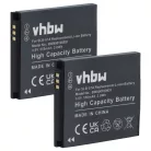 VHBW Battery Samsung SLB-07A, SLB-07B - 550 mAh 3.6 V Li-Ion