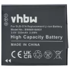 VHBW Battery SLB-07A, SLB-07B - 550 mAh 3.6 V Li-Ion