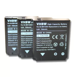   VHBW Battery instead of Pentax D-Li106 - 750 mAh 3.6 V Li-Ion