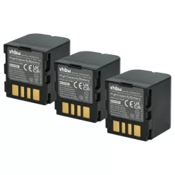   VHBW Video Camera Battery BN-VF714, BN-VF707, BN-VF707U, BN-VF733, BN-VF714U - 1200 mAh 7.2 V Li-Ion