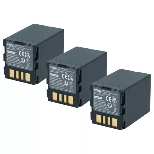 VHBW Video Camera Battery JVC BN-VF714, BN-VF707US, BN-VF707, BN-VF707U - 2200 mAh 7.4 V Li-Ion