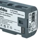 VHBW Video Camera Battery BN-VF823, BN-VF808, BN-VF815, BN-VF808U, BN-VF815U - 750 mAh 7.4 V Li-Ion
