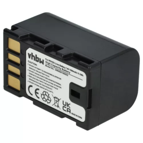 VHBW Videokamera Akku BN-VF823, BN-VF815, BN-VF815U, BN-VF808, BN-VF808U - 1400 mAh 7,2 V Li-Ion