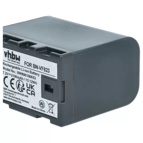 VHBW Videokamera Akku BN-VF823, BN-VF808, BN-VF815, BN-VF808U, BN-VF815U - 2100 mAh 7,2 V Li-Ion