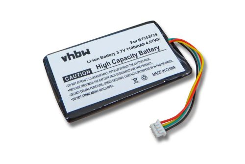 VHBW GPS Akku Typhoon BT553759 - 1100 mAh 3,7 V Li-Ion