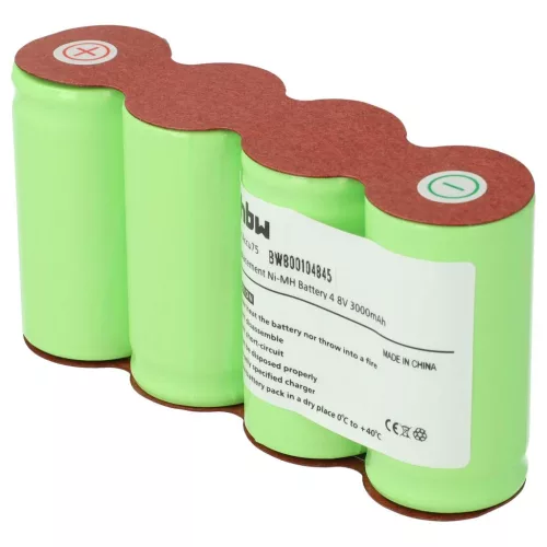 VHBW Lawn Mower Battery Accu75 - 3000mAh 4.8V NiMH, Blue