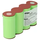 VHBW Lawn Mower Battery Accu75 - 3000mAh 4.8V NiMH, Blue