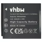 VHBW Battery BenQ DLi-213 replacement - 650 mAh 3.6 V Li-Ion