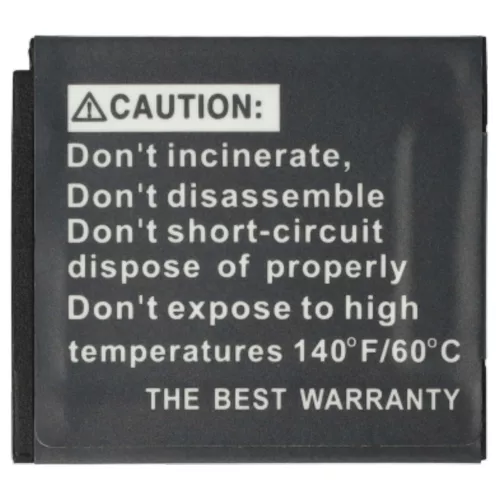 VHBW Battery BenQ DLi-213 replacement - 650 mAh 3.6 V Li-Ion