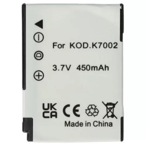 VHBW Battery Kodak Klic-7002 - 460 mAh 3.6 V Li-Ion